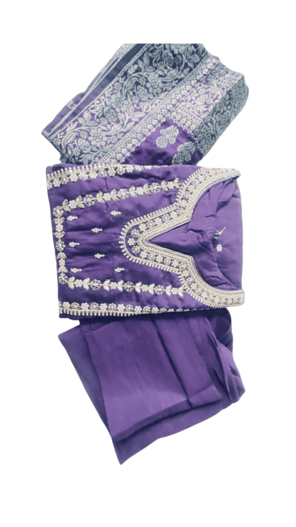 Roman Silk 3 Pcs Straight Kurthy - Image 4