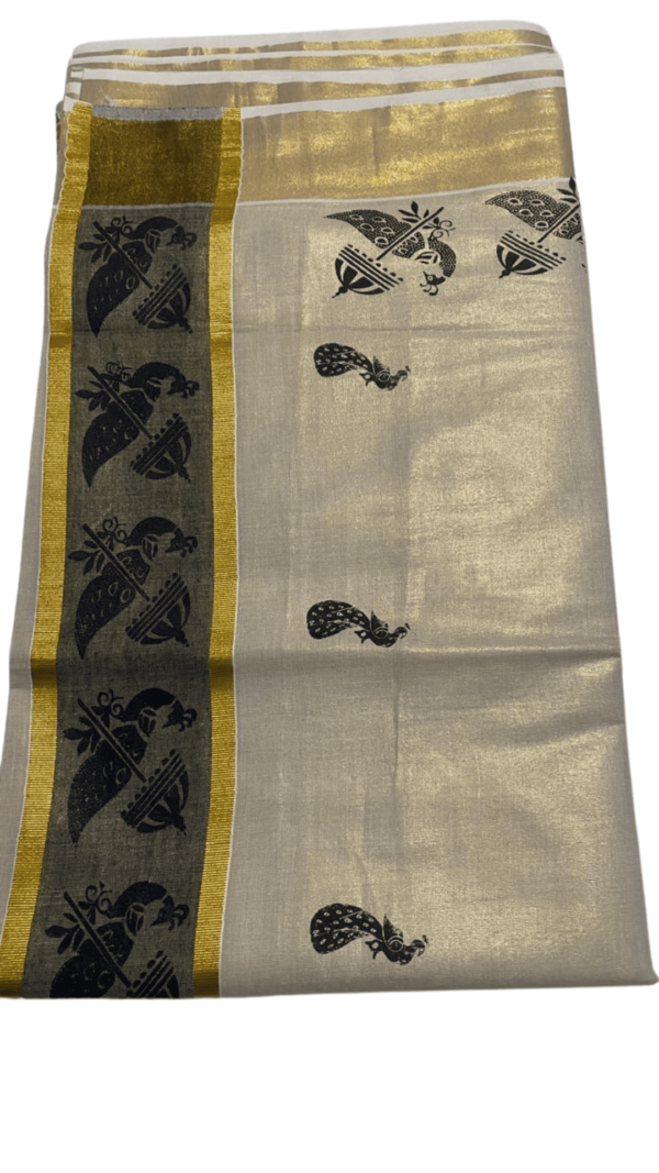 Tissue silk settu Saree