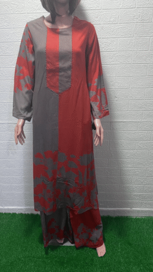 Rayon Fabric 2 Pcs Set