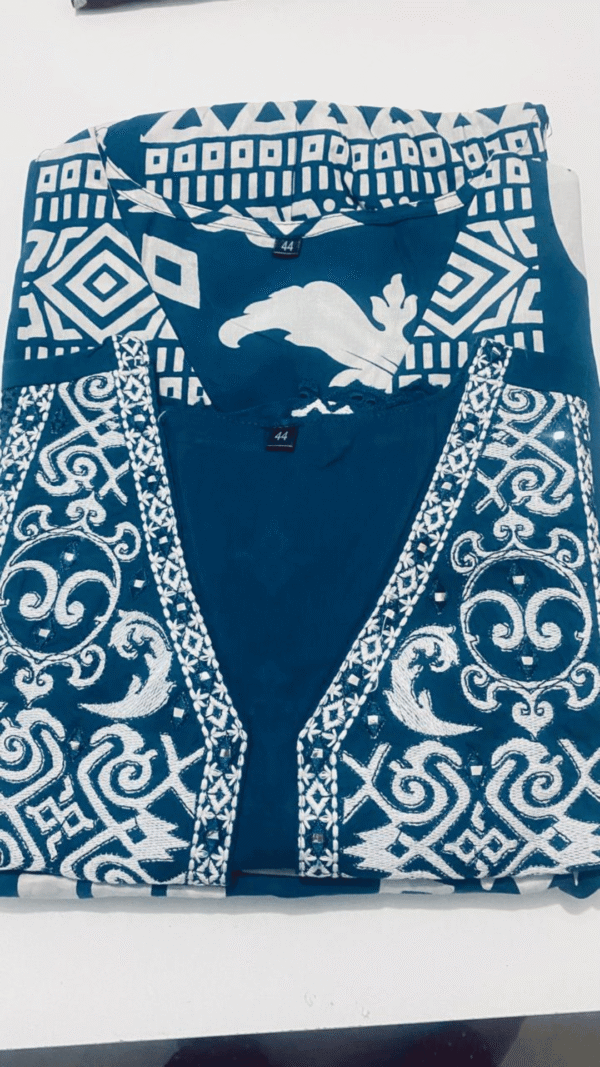 Frock Sleeveless with Overcoat - Image 3