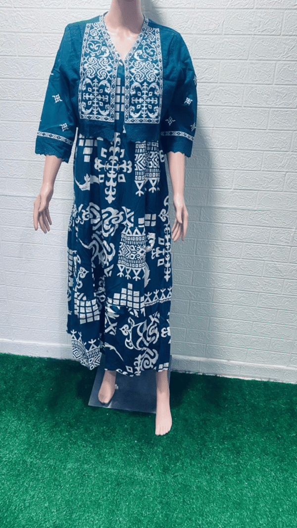 Frock Sleeveless with Overcoat
