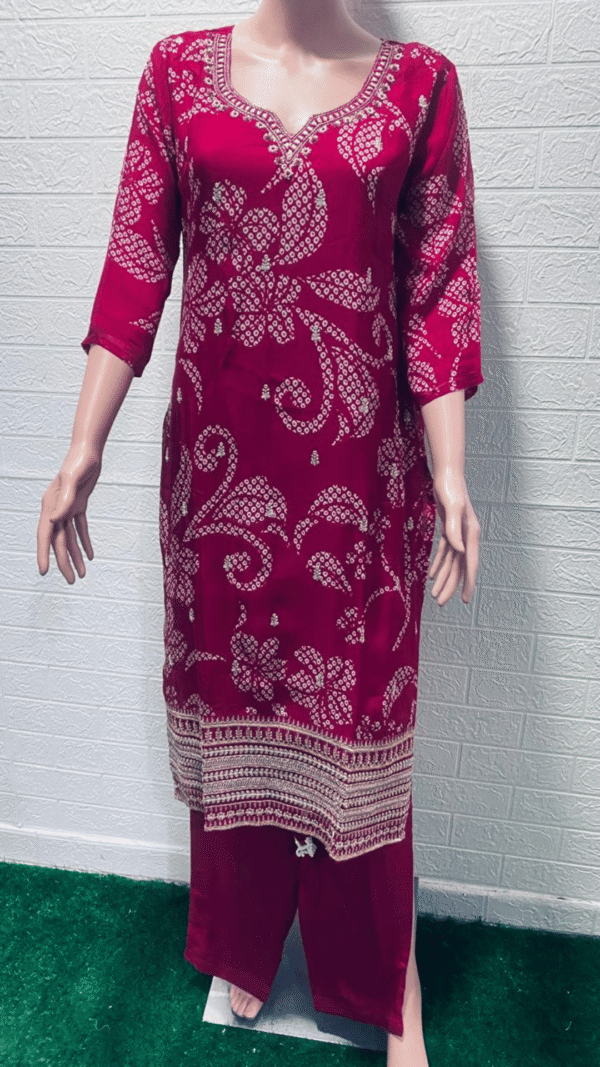 Georgette Silk 3 Pcs Set - Image 3