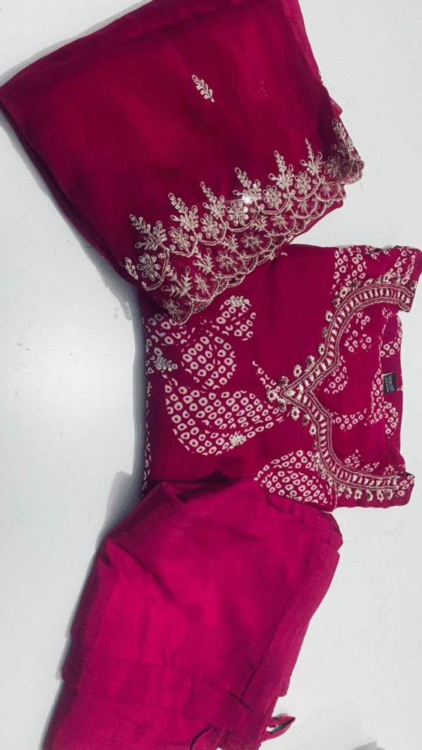 Georgette Silk 3 Pcs Set - Image 2