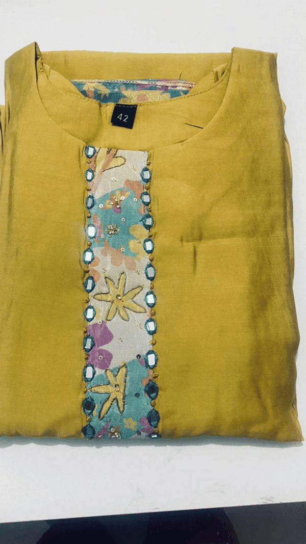 3 Pcs Set Slub Silk - Image 3
